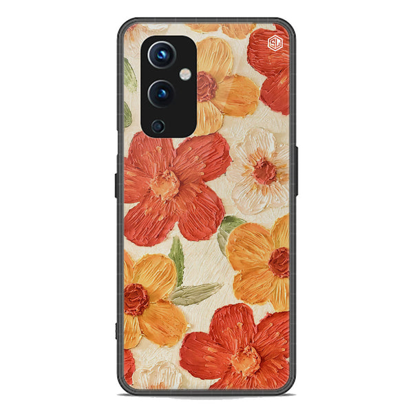 Floral Series Soft Phone Case - Premium Glass Case - Design 6 - OnePlus 9