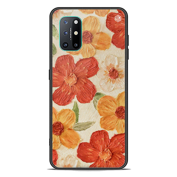 Floral Series Soft Phone Case - Premium Glass Case - Design 6 - OnePlus 8T
