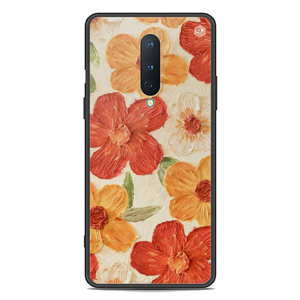 Floral Series Soft Phone Case - Premium Glass Case - Design 6 - OnePlus 8 4G