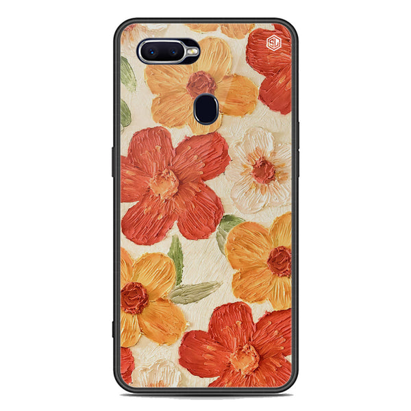 Floral Series Soft Phone Case - Premium Glass Case - Design 6 - Oppo F9 Pro