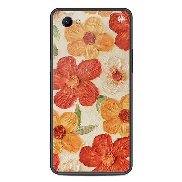 Floral Series Soft Phone Case - Premium Glass Case - Design 6 - Oppo A83