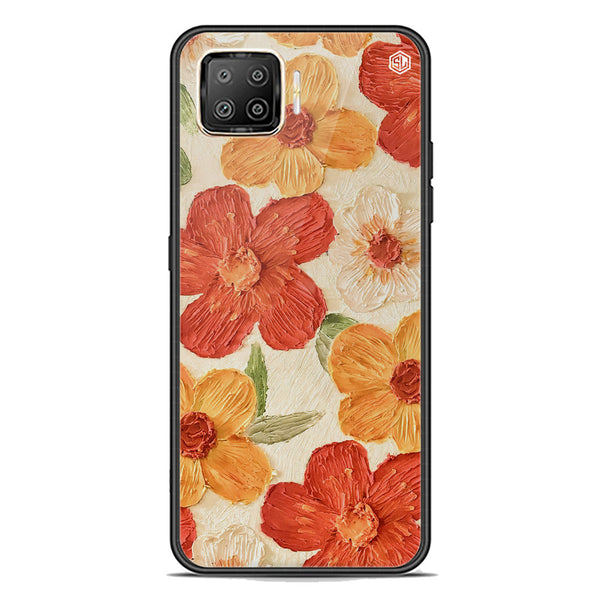 Floral Series Soft Phone Case - Premium Glass Case - Design 6 - Oppo A73