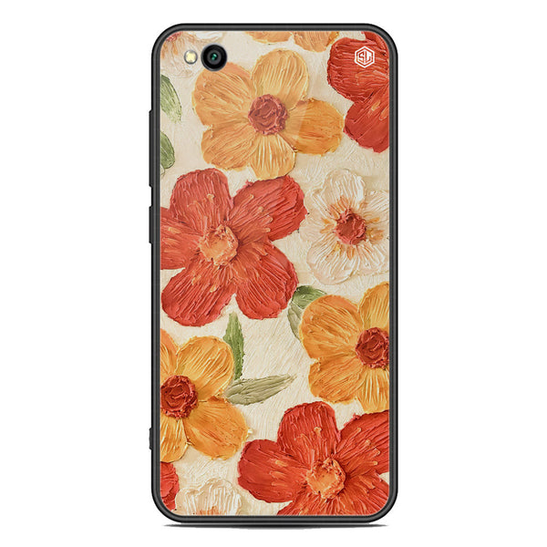 Floral Series Soft Phone Case - Premium Glass Case - Design 6 - Xiaomi Redmi Go