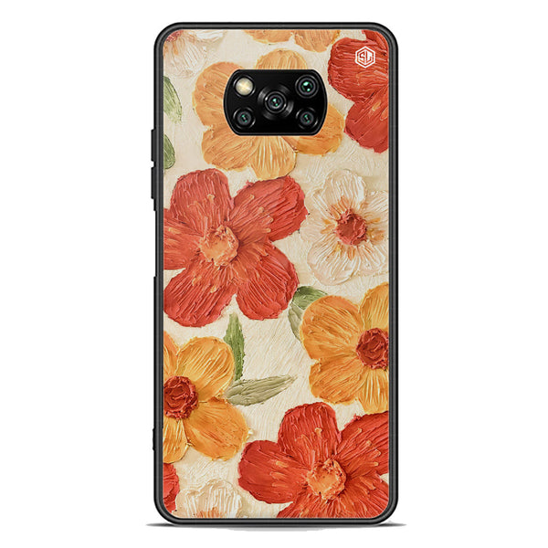 Floral Series Soft Phone Case - Premium Glass Case - Design 6 - Xiaomi Poco X3 Pro