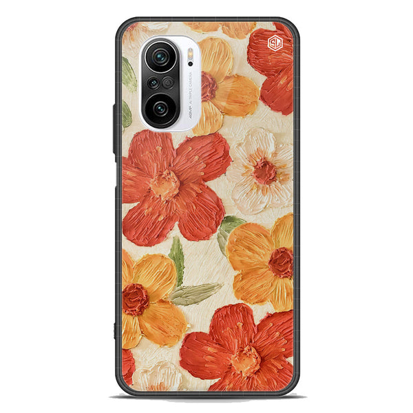 Floral Series Soft Phone Case - Premium Glass Case - Design 6 - Xiaomi Mi 11i