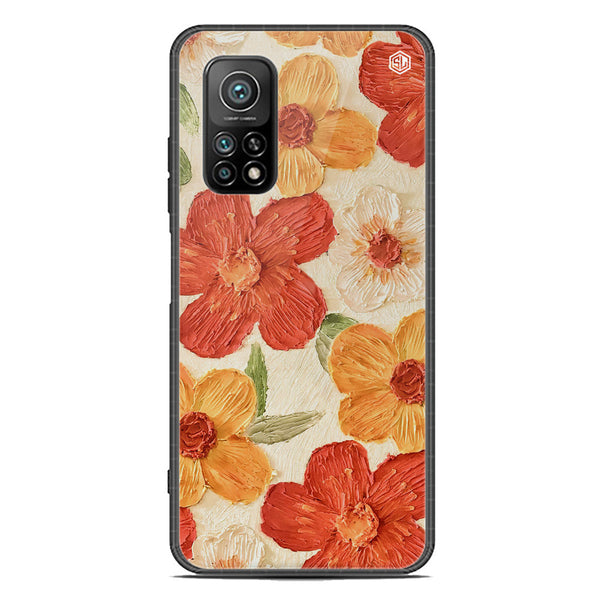Floral Series Soft Phone Case - Premium Glass Case - Design 6 - Xiaomi Mi 10T Pro