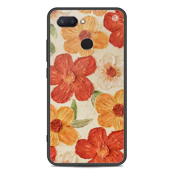 Floral Series Soft Phone Case - Premium Glass Case - Design 6 - Xiaomi Mi 8 Lite