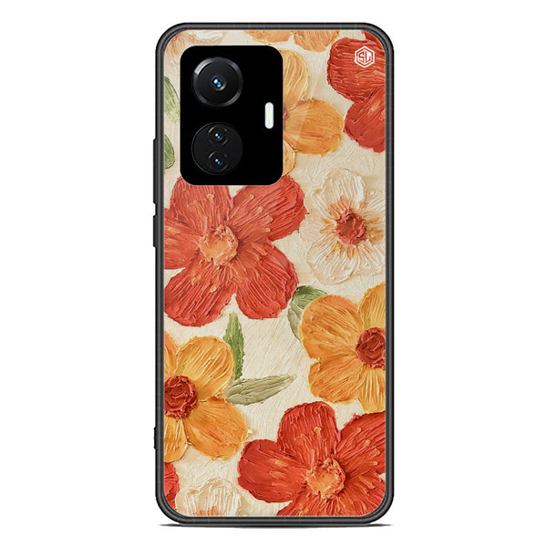 Floral Series Soft Phone Case - Premium Glass Case - Design 6 - Vivo Y55 4G