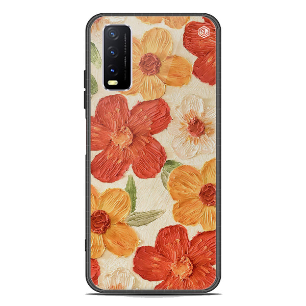 Floral Series Soft Phone Case - Premium Glass Case - Design 6 - Vivo Y20s