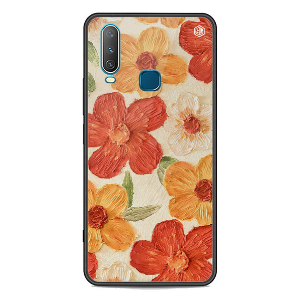 Floral Series Soft Phone Case - Premium Glass Case - Design 6 - Vivo Y17