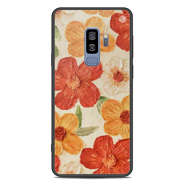 Floral Series Soft Phone Case - Premium Glass Case - Design 6 - Samsung Galaxy S9 Plus