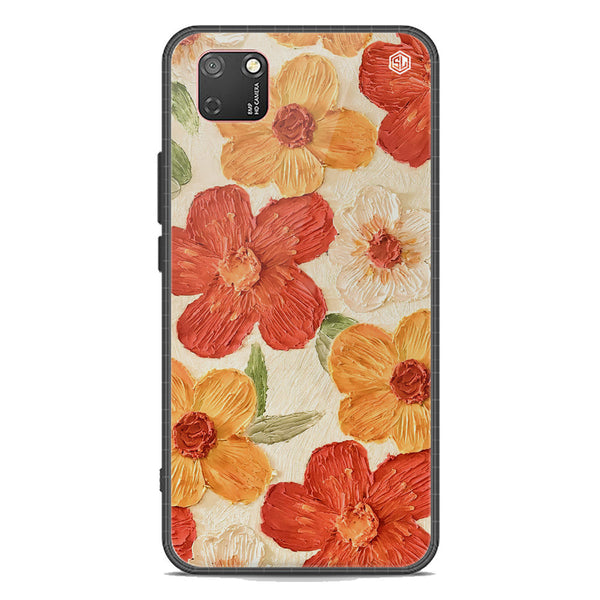 Floral Series Soft Phone Case - Premium Glass Case - Design 6 - Huawei Y5p