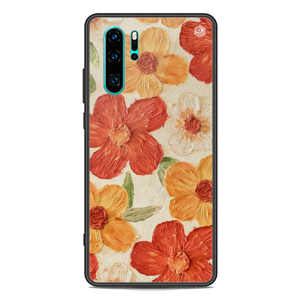 Floral Series Soft Phone Case - Premium Glass Case - Design 6 - Huawei P30 Pro