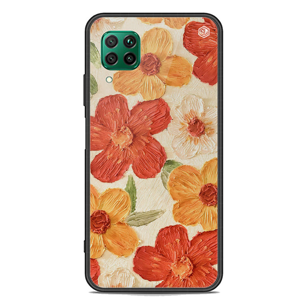 Floral Series Soft Phone Case - Premium Glass Case - Design 6 - Huawei Nova 7i
