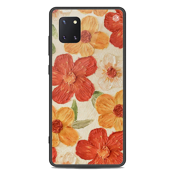 Floral Series Soft Phone Case - Premium Glass Case - Design 6 - Samsung Galaxy Note 10 Lite