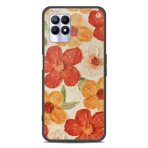 Floral Series Soft Phone Case - Premium Glass Case - Design 6 - Realme Narzo 50 4G