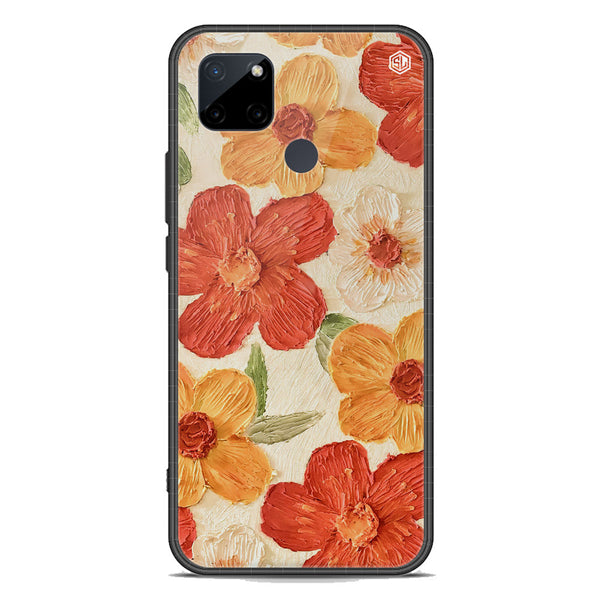 Floral Series Soft Phone Case - Premium Glass Case - Design 6 - Realme C25Y
