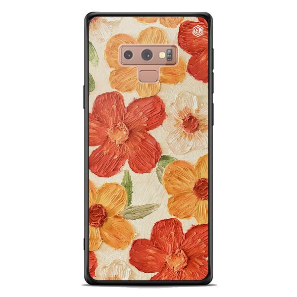 Floral Series Soft Phone Case - Premium Glass Case - Design 6 - Samsung Galaxy Note 9