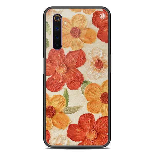 Floral Series Soft Phone Case - Premium Glass Case - Design 6 - Realme 6 Pro