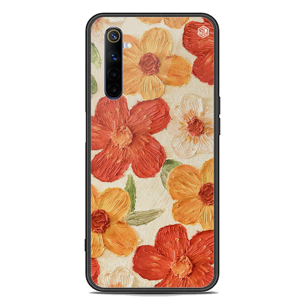 Floral Series Soft Phone Case - Premium Glass Case - Design 6 - Realme 6