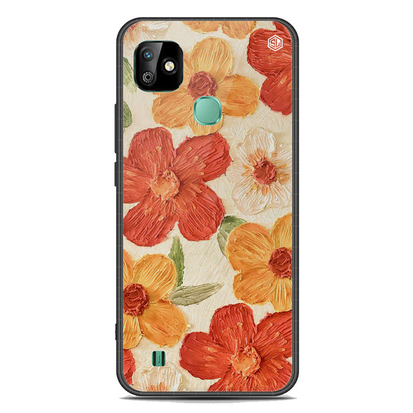Floral Series Soft Phone Case - Premium Glass Case - Design 6 - Infinix Smart HD 2021