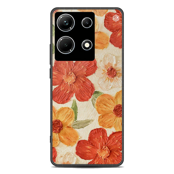 Floral Series Soft Phone Case - Premium Glass Case - Design 6 - Infinix Note 30