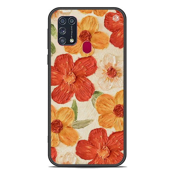 Floral Series Soft Phone Case - Premium Glass Case - Design 6 - Samsung Galaxy M31