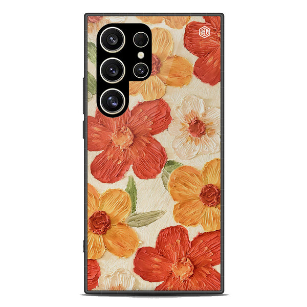 Floral Series Soft Phone Case - Premium Glass Case - Design 6 - Samsung Galaxy S24 Ultra