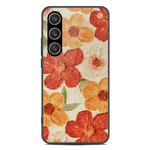 Floral Series Soft Phone Case - Premium Glass Case - Design 6 - Samsung Galaxy S24 Plus