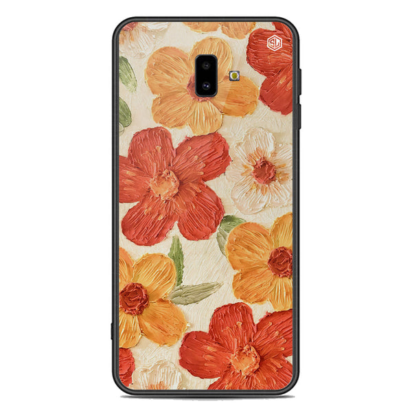 Floral Series Soft Phone Case - Premium Glass Case - Design 6 - Samsung Galaxy J6 Plus 2018