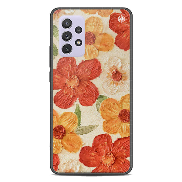 Floral Series Soft Phone Case - Premium Glass Case - Design 6 - Samsung Galaxy A72