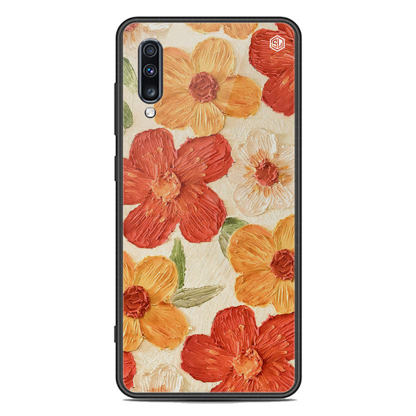 Floral Series Soft Phone Case - Premium Glass Case - Design 6 - Samsung Galaxy A70