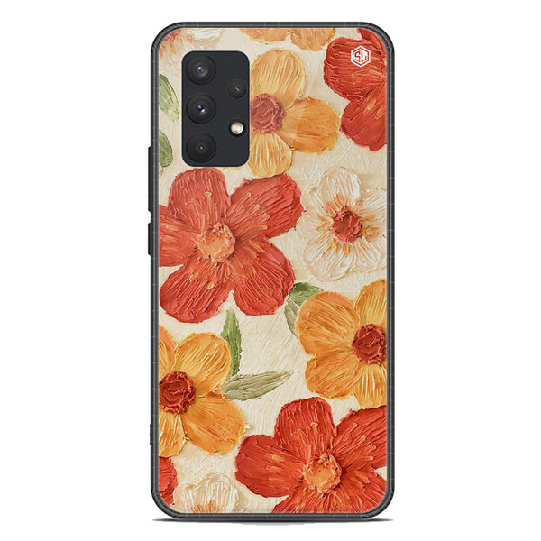 Floral Series Soft Phone Case - Premium Glass Case - Design 6 - Samsung Galaxy A32