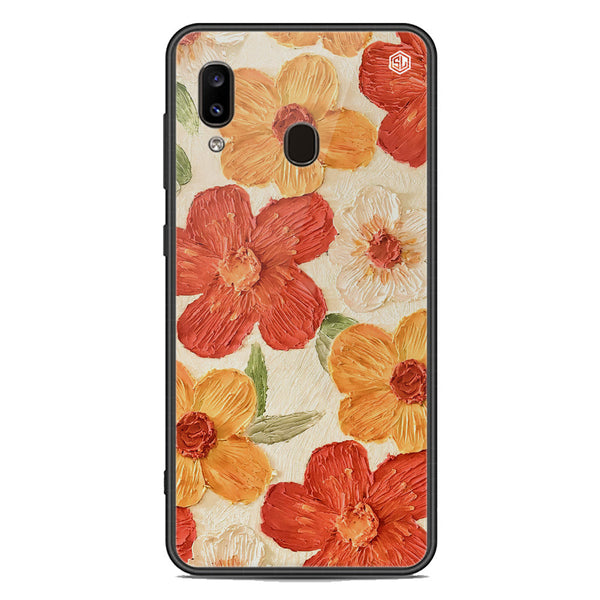 Floral Series Soft Phone Case - Premium Glass Case - Design 6 - Samsung Galaxy A30