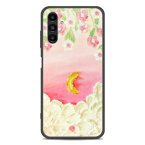 Floral Series Soft Phone Case - Premium Glass Case - Design 7 - Samsung Galaxy A13 5G