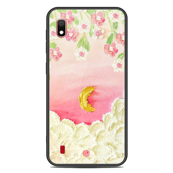 Floral Series Soft Phone Case - Premium Glass Case - Design 7 - Samsung Galaxy A10