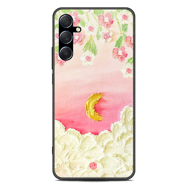 Floral Series Soft Phone Case - Premium Glass Case - Design 7 - Samsung Galaxy M53
