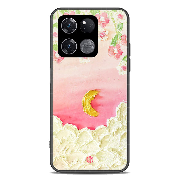 Floral Series Soft Phone Case - Premium Glass Case - Design 7 - OnePlus Ace Racing