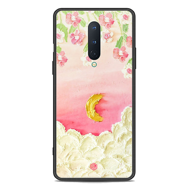 Floral Series Soft Phone Case - Premium Glass Case - Design 7 - OnePlus 8 4G