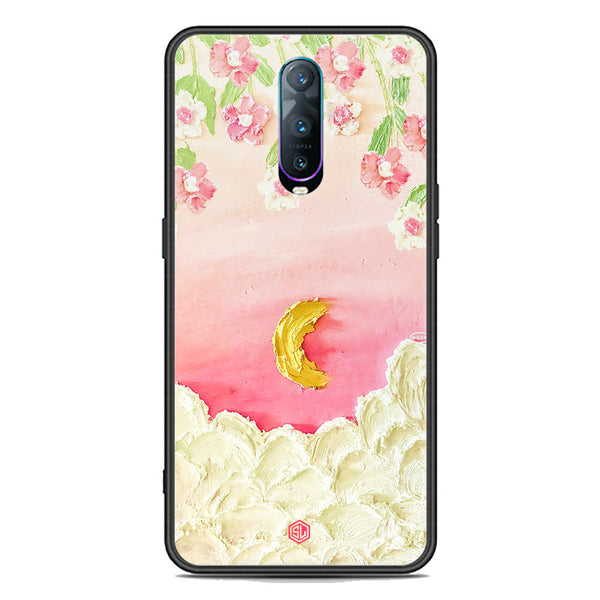 Floral Series Soft Phone Case - Premium Glass Case - Design 7 - Oppo R17 Pro