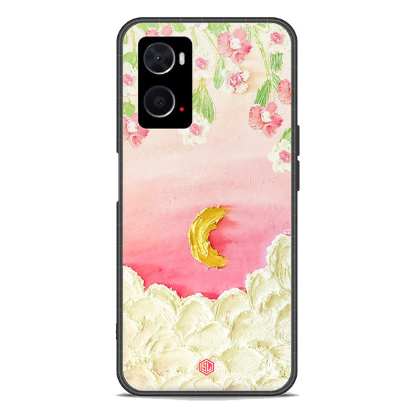Floral Series Soft Phone Case - Premium Glass Case - Design 7 - Oppo K10 5G