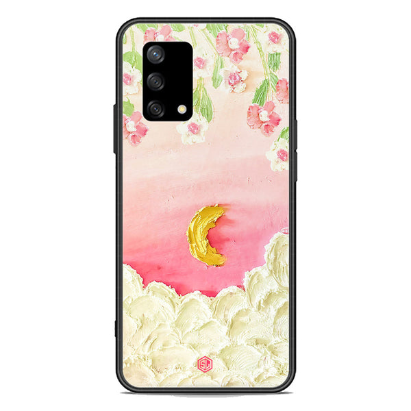 Floral Series Soft Phone Case - Premium Glass Case - Design 7 - Oppo F19