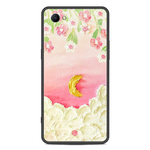 Floral Series Soft Phone Case - Premium Glass Case - Design 7 - Oppo A1