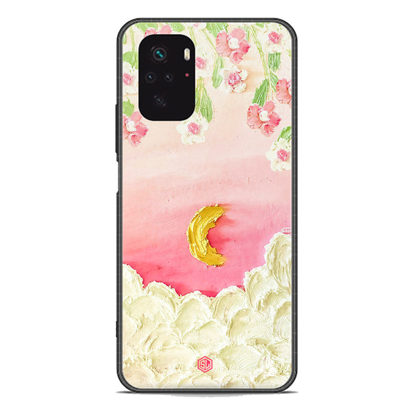 Floral Series Soft Phone Case - Premium Glass Case - Design 7 - Xiaomi Redmi Note 10S