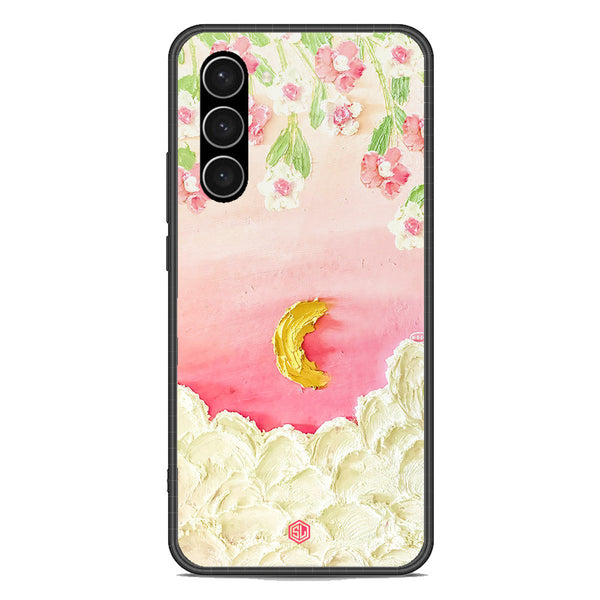 Floral Series Soft Phone Case - Premium Glass Case - Design 7 - Samsung Galaxy S23 5G