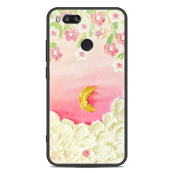 Floral Series Soft Phone Case - Premium Glass Case - Design 7 - Xiaomi Mi A1 / Mi 5X