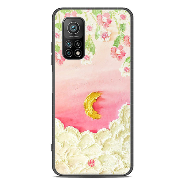 Floral Series Soft Phone Case - Premium Glass Case - Design 7 - Xiaomi Mi 10T Pro