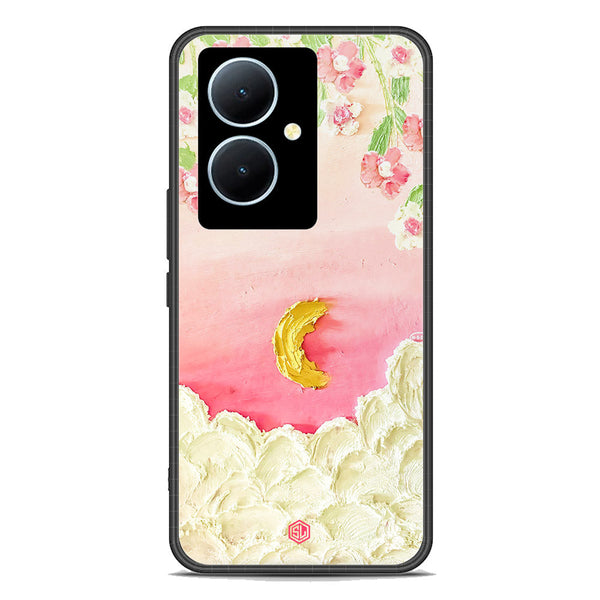 Floral Series Soft Phone Case - Premium Glass Case - Design 7 - Vivo Y78 Plus 5G