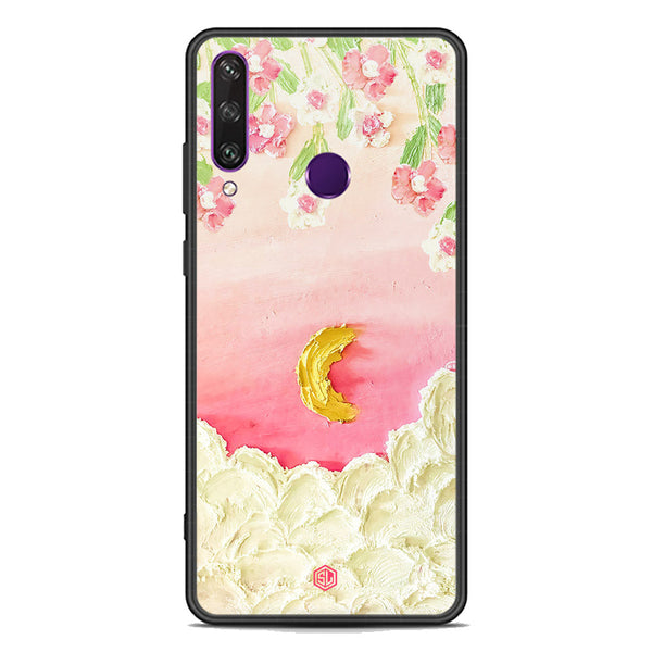 Floral Series Soft Phone Case - Premium Glass Case - Design 7 - Huawei Y6p