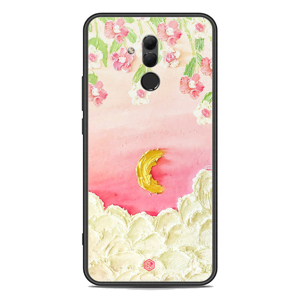 Floral Series Soft Phone Case - Premium Glass Case - Design 7 - Huawei Mate 20 Lite